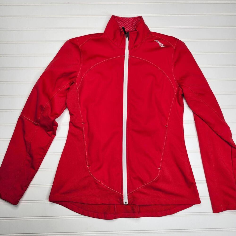 Saucony Women's Red Activewear Jacket - Excellent Condition